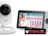 El monitor de vídeo HD Wi-Fi de VTech te permite estar cerca de tu bebé cuando estás de viaje o fuera de casa.
