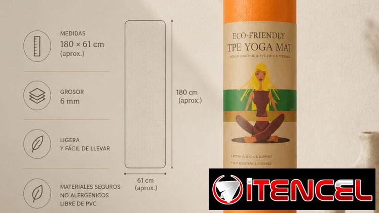 🧘‍♀️ Estera de Yoga Antideslizante   💲 PRECIO: 16 USD