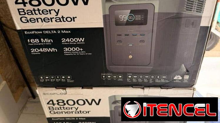 *EcoFlow Delta 2 MAX* Capacidad: 2048Wh