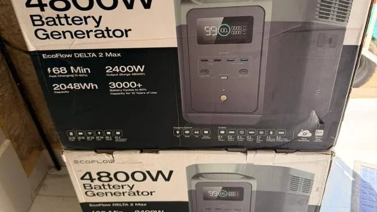 Ecoflow Delta 2 MAX de 4800w