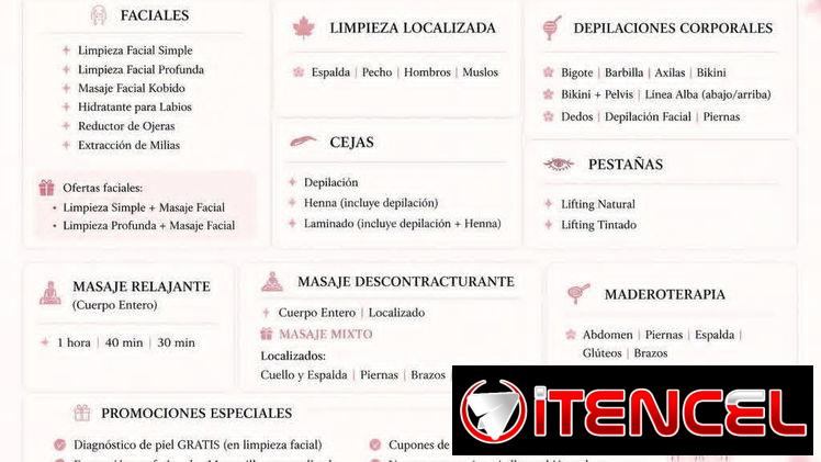 🌙✨ MOON’SPA ✨🌙 Masajes, limpiezas faciales, maderoterapia, depilaciones y más.
