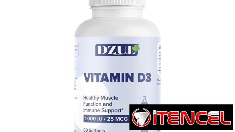 Vitamina D3 60 tabletas
