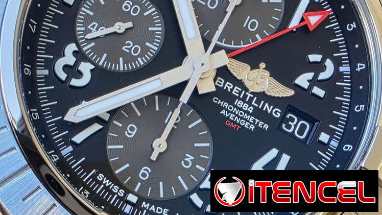 breitling avenger chronograph gmt automático swiss made