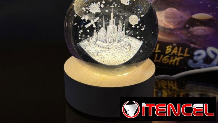 Lámpara de bola de cristal