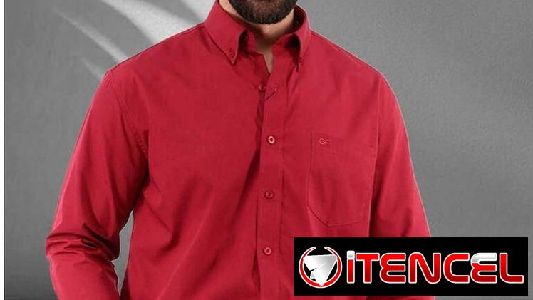 Camisa mangas largas de hombre.