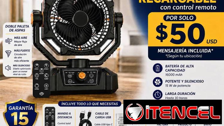 Ventilador recargable Eko