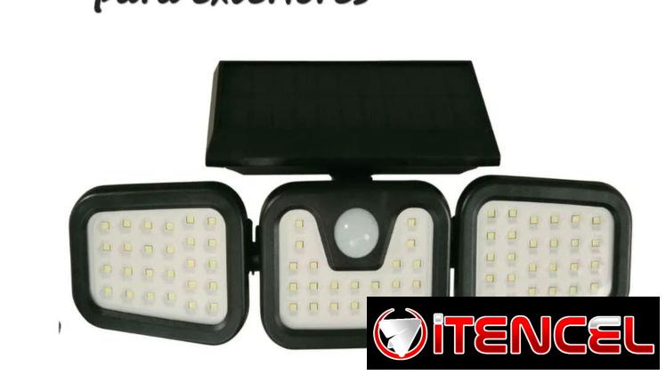 LÁMPARA SOLAR CON SENSOR DE MOVIMIENTO