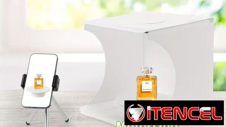 * Caja de Luz 9” con Plato Giratorio Motorizado
