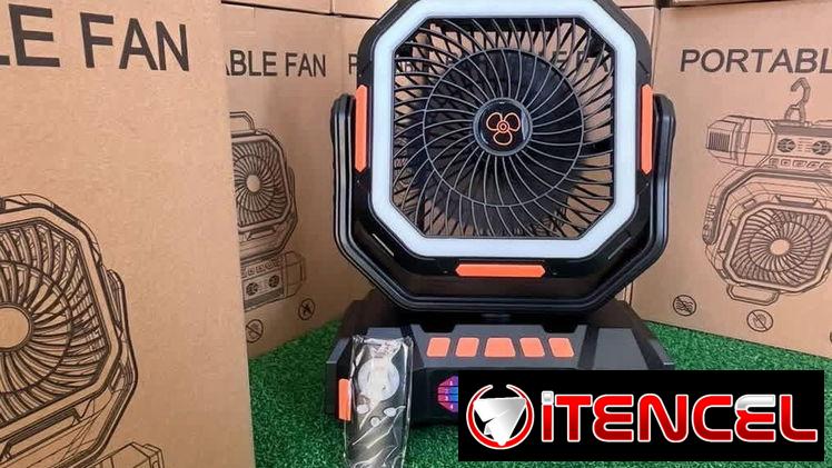 🔥 ¡VENTILADOR RECARGABLE F22! 💪 ‼️ 40,000mAh de potencia ‼️