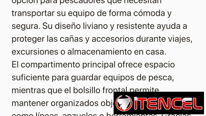 Bolso organizador pesca