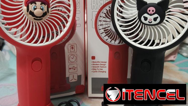 Ventilador recargable de mano