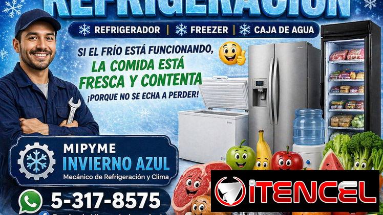 TÉCNICO / MECÁNICO DE REFRIGERACIÓN Y AIRE ACONDICIONADO (NEVERA, BEBEDERO ,SPLIT) SERVICIO A DOMICILIO.