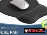 🖱️✨ Alfombrilla Ergonómica con Reposamuñecas de Gel – Negro ✨🖱️