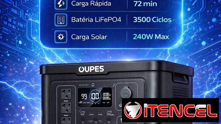 Oupes 1200w Estación de energía 100% americanas
