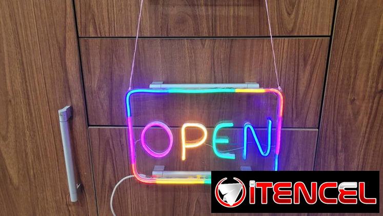 ⭐Carteles Open para su Negocio