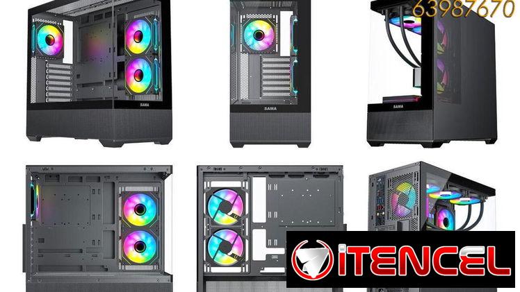Chasis Gaming SAMA SV-01 + 4 fanes ARGB
