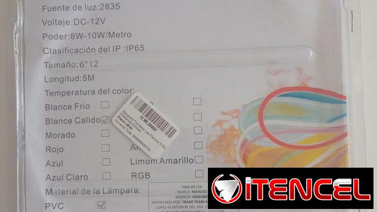 Cintas de neon sin transform, blanco calido 17 usd. Cintas con transform 14usd. Transformador 12V 2A $8usd