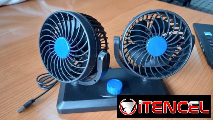 MINI FAN DE DOS CABEZALES INCLINABLES, ENTREGA DE FACTURA CON LA COMPRA, VARIEDAD DE ARTÍCULOS DE TECNOLOGÍA, ETC