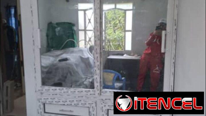Trabajos de carpintería de aluminio