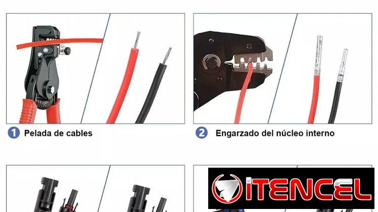 Conectores MC4 MACHO y Hembra para paneles solares