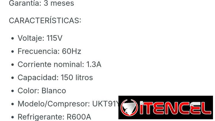 Nevera 5 pies Eko