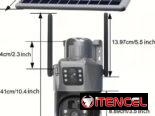 Camara de seguridad Wifi con panel solar