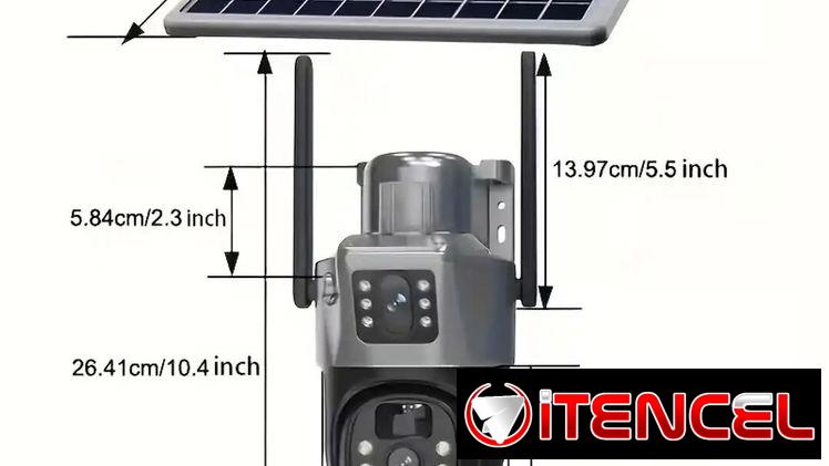 Camara de seguridad Wifi con panel solar