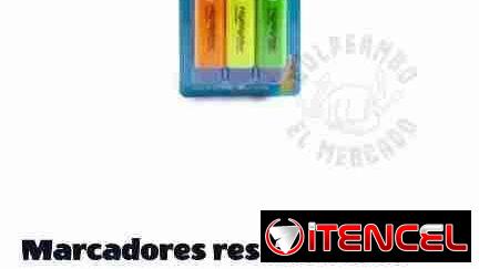 Vendo marcadores resaltadores para oficinas. 3 unidades.