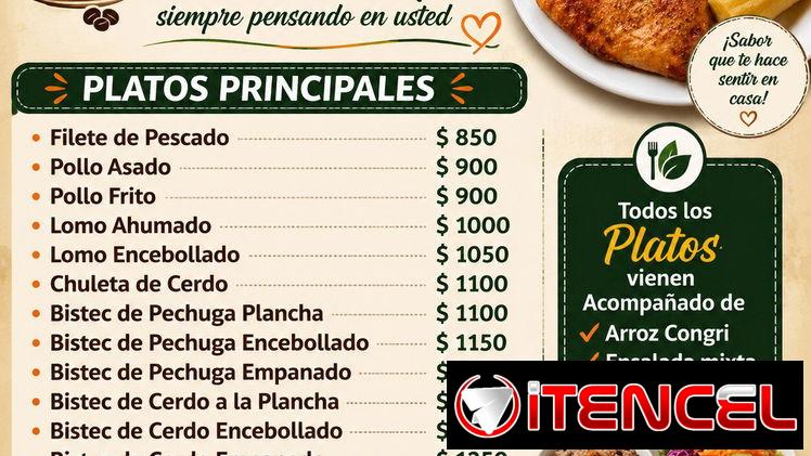 Ofertas de almuerzo y comidas