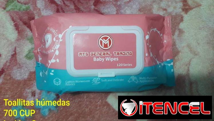 Toallitas húmedas de bebe sin alcohol 120 unidades