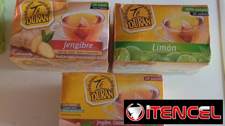 Té de jengibre, limón y cúrcuma con jengibre y limón