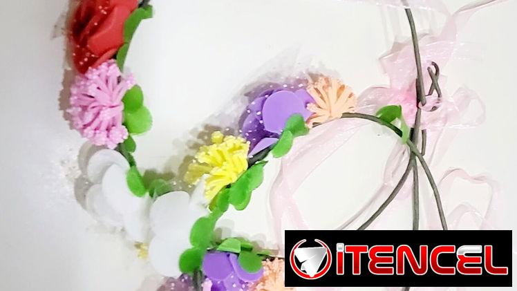 DIADEMAS  CON FLORES  PARA FOTOS O ADORNAR EL PELO