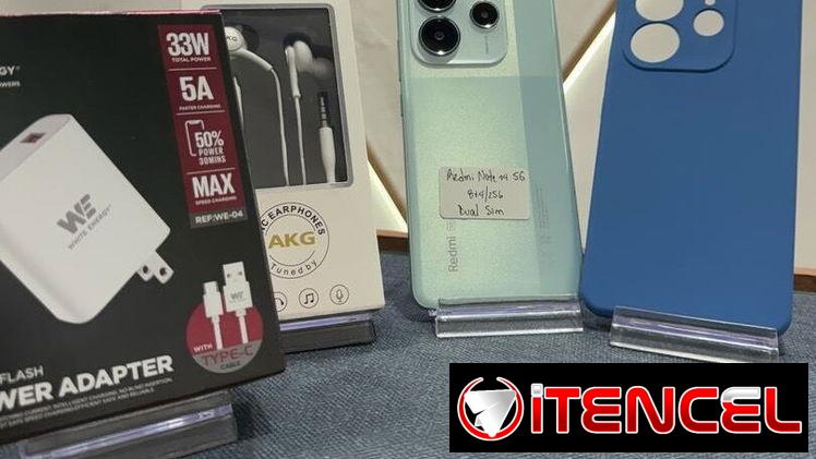 📌 REDMI NOTE 14 5G: 8+4/256 🟢cargador carga rápida, mica, forro y audífonos regalo❌ Variedad de Modelos 🔥 Garantia 💯