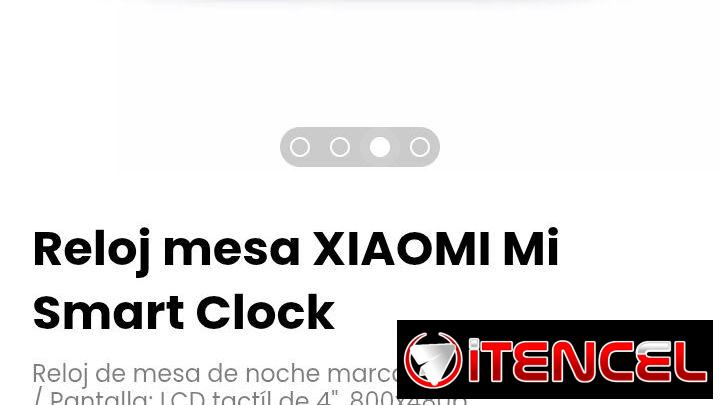 Reloj mesa XIAOMI Mi Smart Clock. Reloj de mesa de noche marca XIAOMI