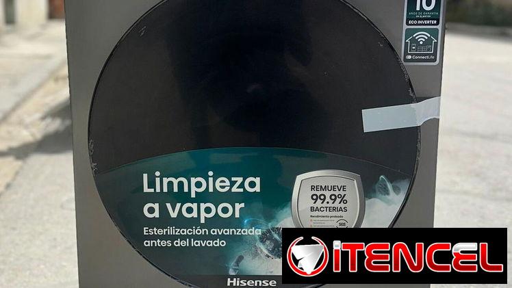 Lavadora secadora automatica Hisense de 15 kg