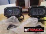 Pareja de neblineros de calidad tiran duro para alante ideales para los baches a velocidad. Fijarse en las fotos.