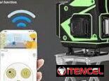 🟢📐 NIVEL LÁSER 4D – 16 LÍNEAS 360° CON CONTROL REMOTO 🔥