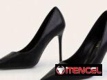 Tacones color negro #39, Zapatos altos elegantes