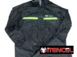 IMPERMEABLE PARA LA LLUVIA CHAQUETA Y PANTALON POLIESTER NEGRO