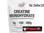 creatina: 100 servicios 500g y 5g c/u creatina monohidratada y micronizada