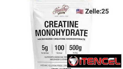 creatina: 100 servicios 500g y 5g c/u creatina monohidratada y micronizada