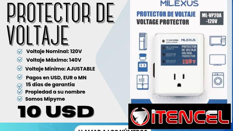 ⚡ PROTECTORES DE VOLTAJE 110 V ✅ SENCILLO  💲10 USD ✅ MULTIPUERTO  💲16 USD