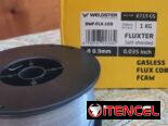 Alambre de soldar con núcleo de fundente AWS A5.20 E71T-GS.   0.9mm 1kg