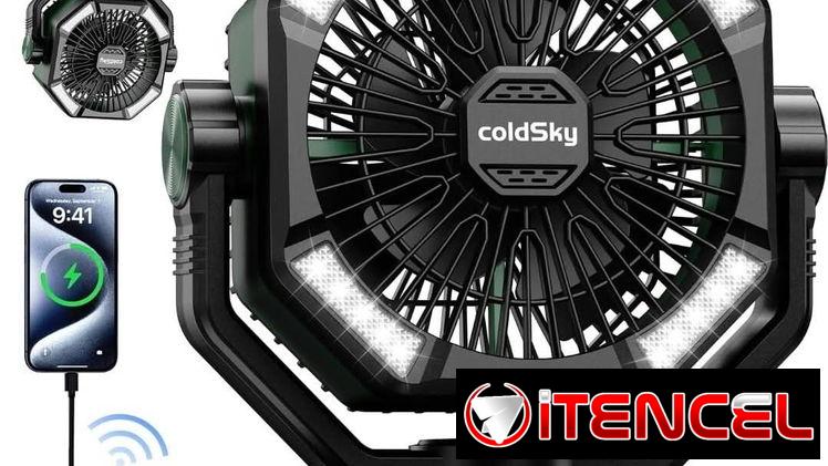 Ventiladores recargables ColdSky 20000MHA 🌬