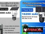 Cámara de seguridad Solar/ 2 paneles de carga/ el