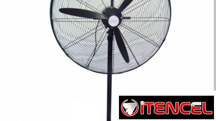 VENTILADOR PEDESTAL 24 pulgadas INDUSTRIAL marca Jinghan 130W, 3 velocidades 3 ASPAS Precio $190 USD Transporte Gratis