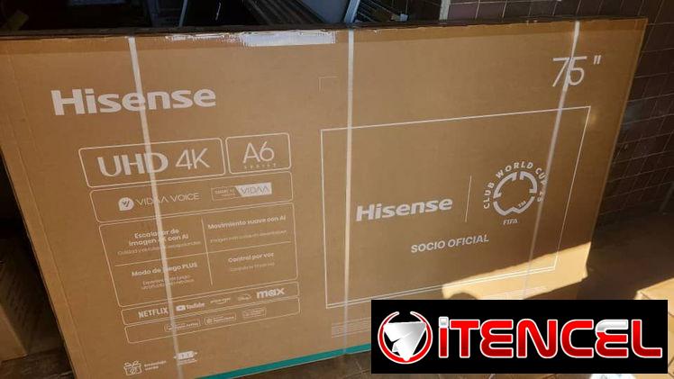 📺 TV Hisense UHD 4K – 75″ Pulgadas