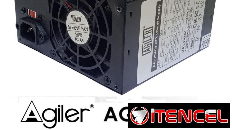 ⚡🔌 Fuente para PC AGILER AGI-PS600 ATX con un precio bien equilibrado entre costo y prestaciones 🔌⚡