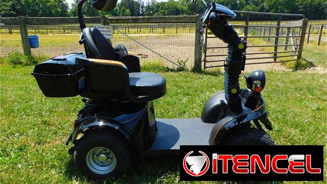 Heavy Duty 4-Wheel Mobility Scooter 31 Miles 3-Speed 1000W 500lbs Capacity