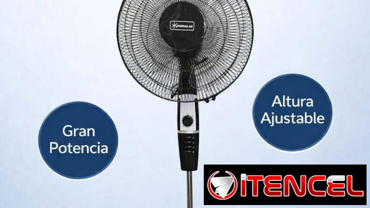 Ventilador eléctrico Premium Pedestal Cod:Alofoke
